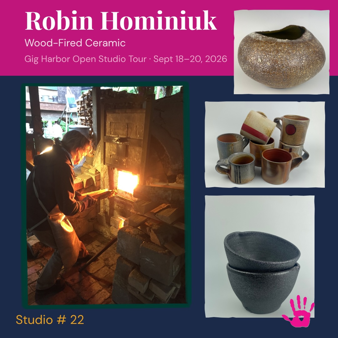 Robin Hominiuk Gig Harbor Open Studio Tour 2026 flyer
